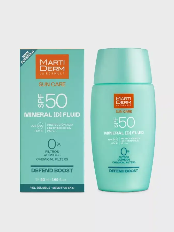 Protector solar SPF 50 Mineral [D] Fluid de MartiDerm